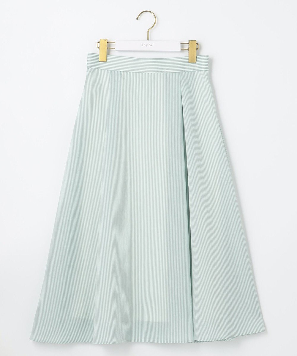 ANY SIS 【洗える】エアリーストライプ スカート 