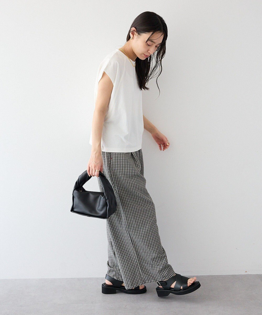 CRAFT STANDARD BOUTIQUE サッカーチェックイージーパンツ 