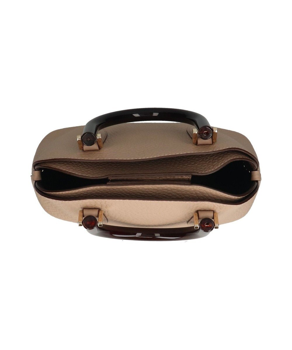 INTER-CHAUSSURES 【LORISTELLA】シュリンクレザーハンドバッグ 