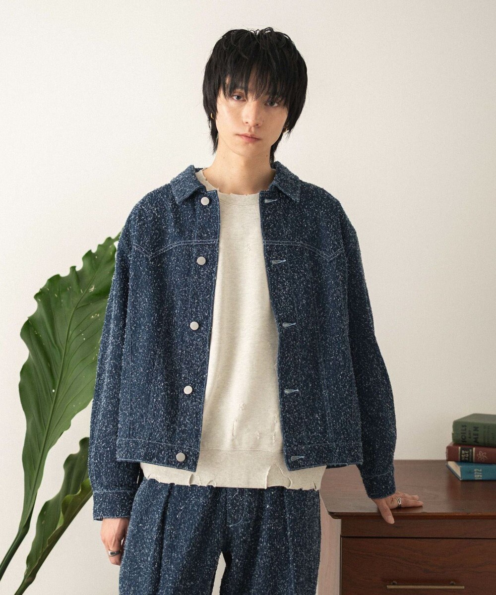 WEGO ネップデニムジャケット 
