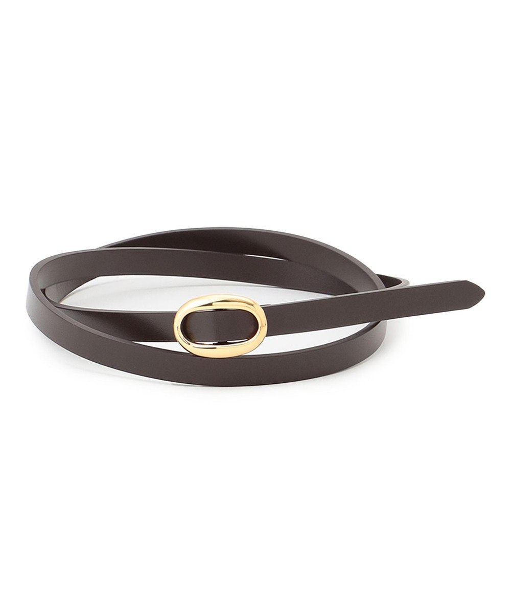 23区 オーバルバックル ナロー ベルト 