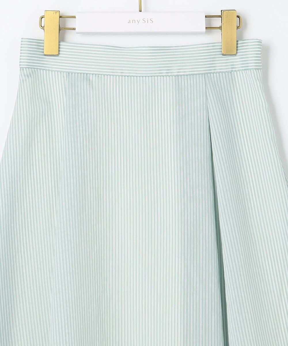 ANY SIS 【洗える】エアリーストライプ スカート 
