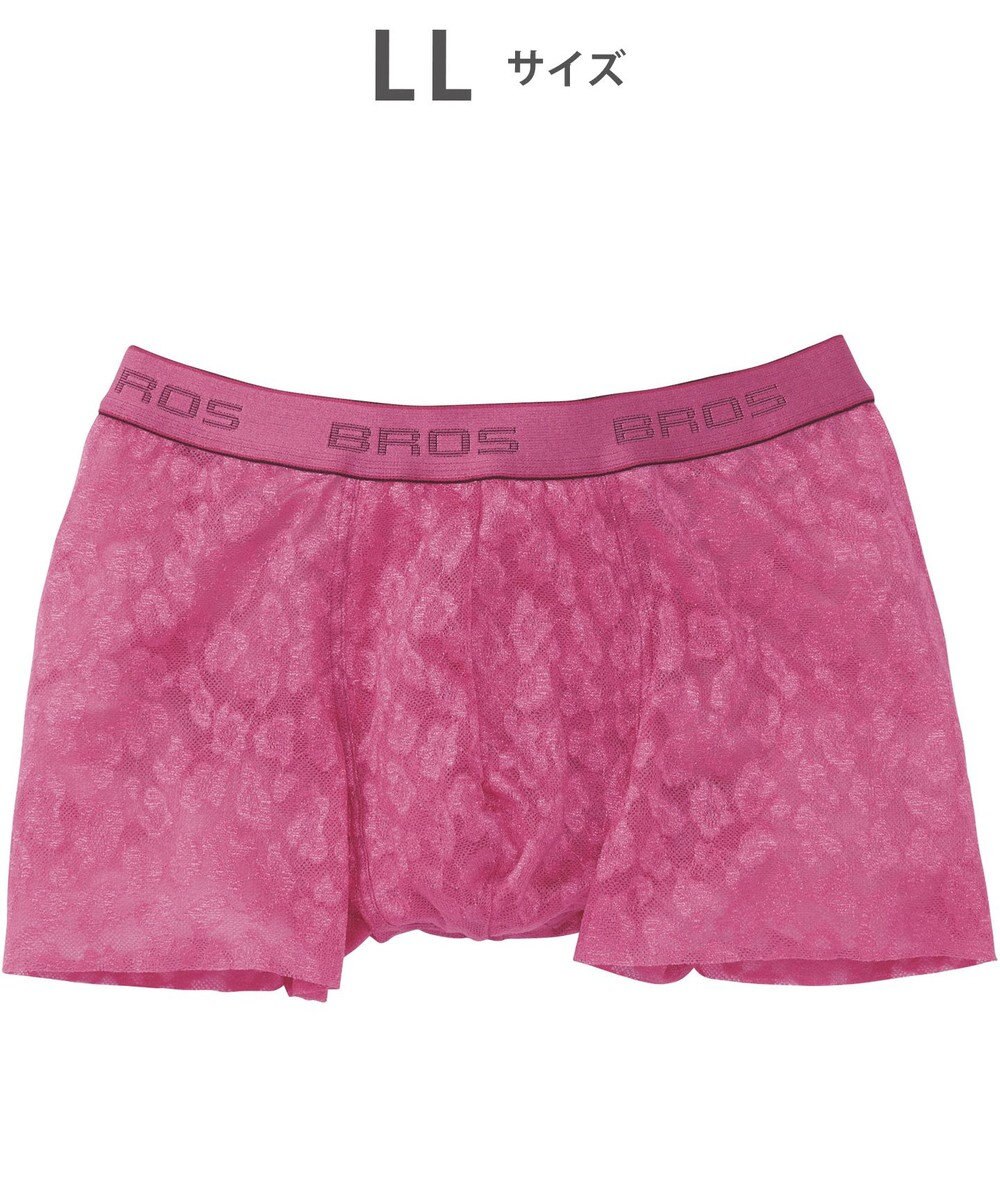 WACOAL MEN ボクサーパンツ【レースボクサー】フロント快適グラマラス 通気性 フリーなカッティング(裾部分) 前閉じ レース 下着 GT3341 /ブロス バイ ワコールメン 