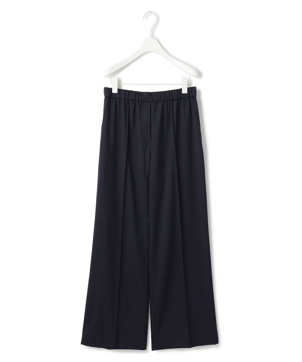 ICB 【洗える】Ｔ/Wブロード ワイドストレートパンツ 