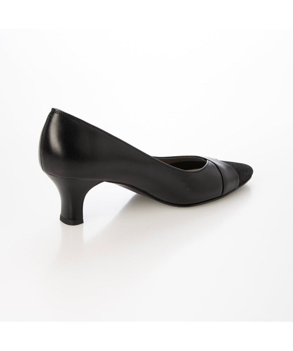 Riz raffinee <Riz raffinee>異素材ポインテッドトゥコンビパンプス 