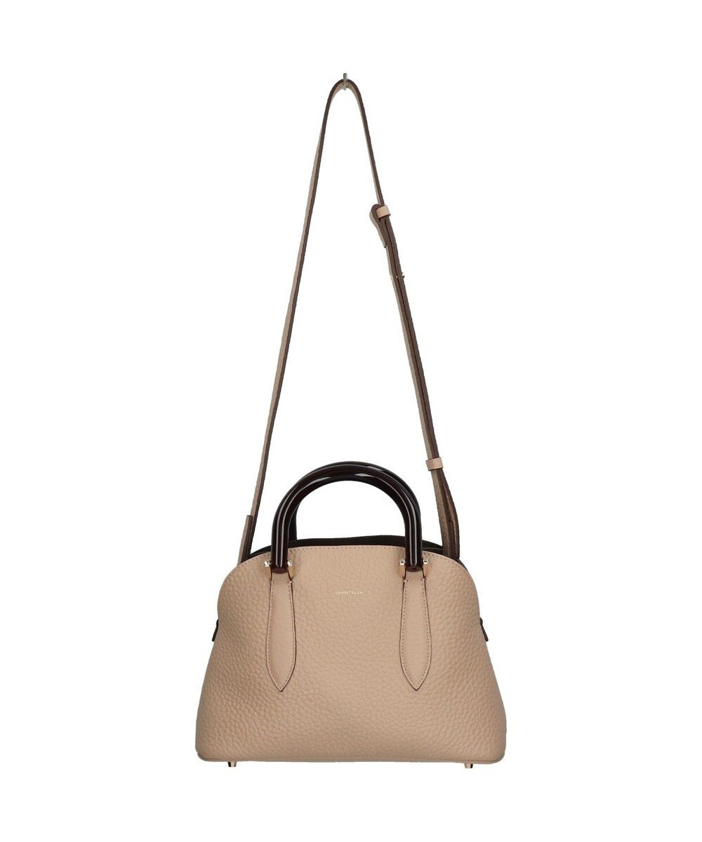 INTER-CHAUSSURES 【LORISTELLA】シュリンクレザーハンドバッグ 