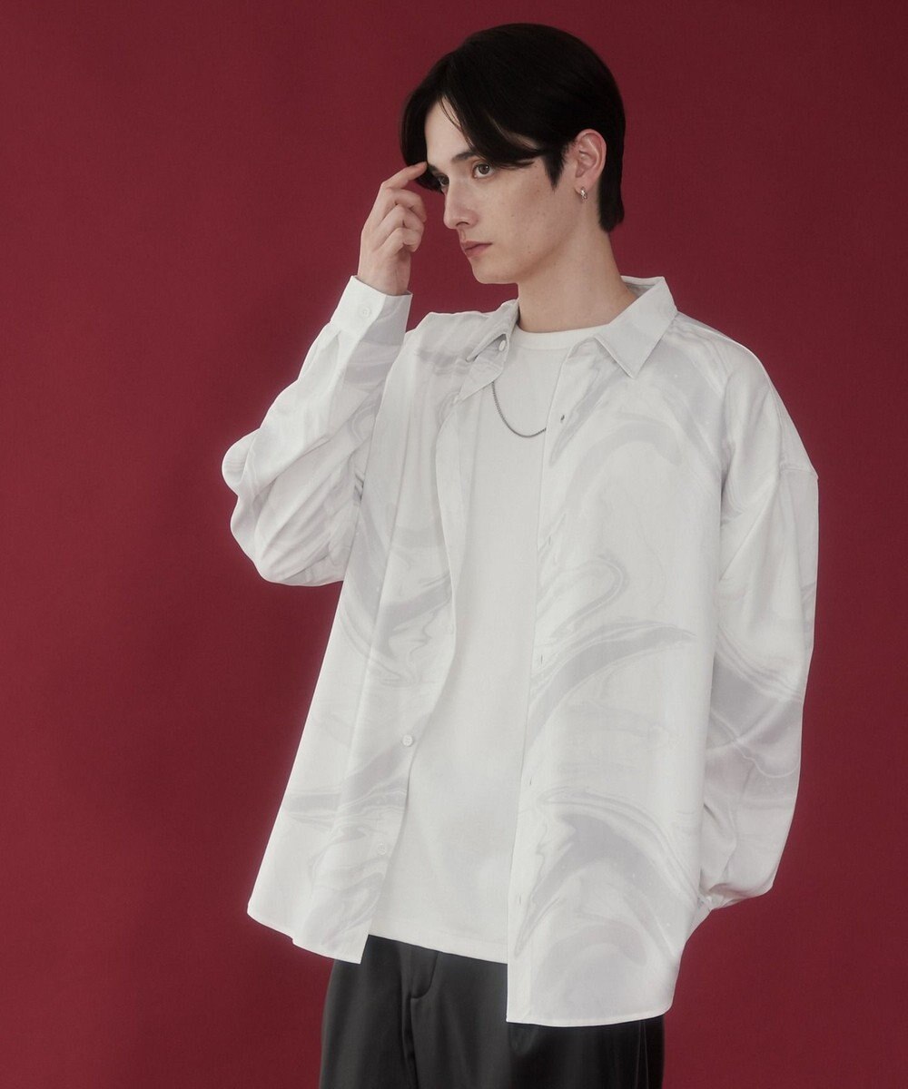 WEGO アムンゼンパターンBIGシャツ（LS） 