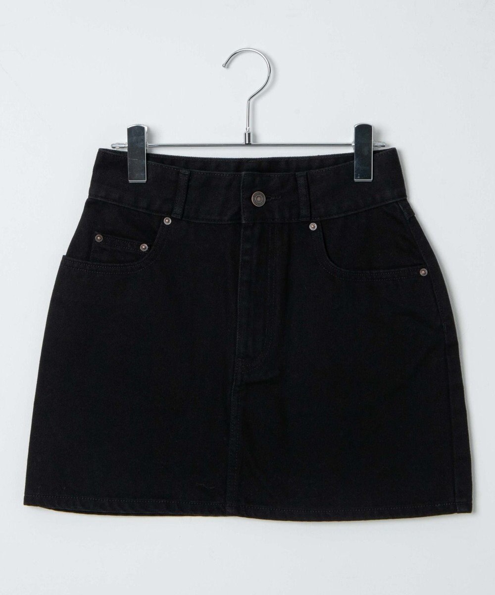 WEGO 台形デニムミニスカート 