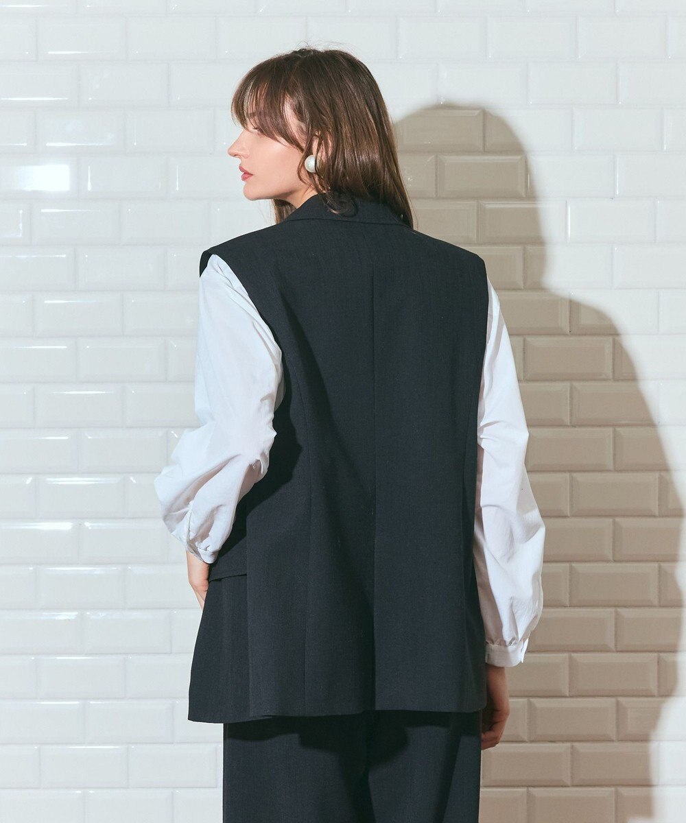 GRACE CONTINENTAL リネンタッチジレジャケット 