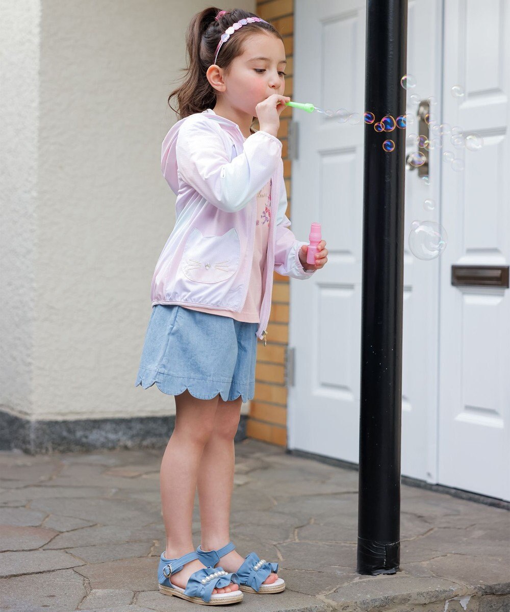 ANY KIDS サラサラ UVカット パーカー 