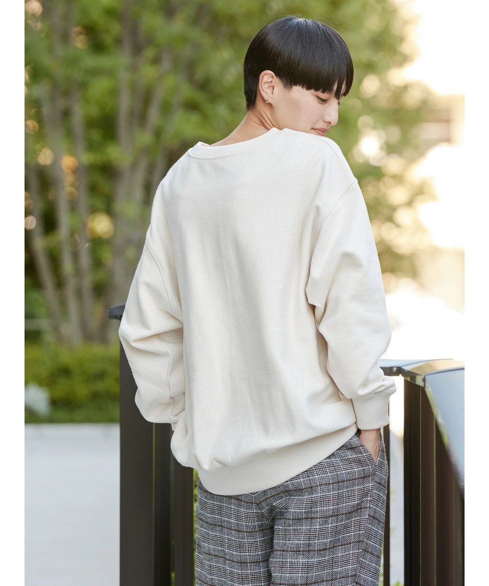 AMERICAN HOLIC ネップ裏毛ロゴスウェット 