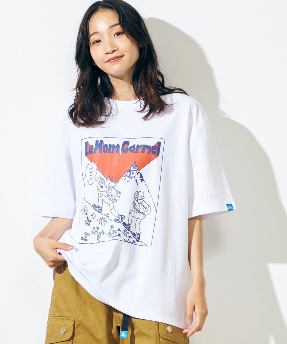 SHARE PARK MENS 【UNISEX】UVカット アートコラボTシャツ〈HIKING〉 