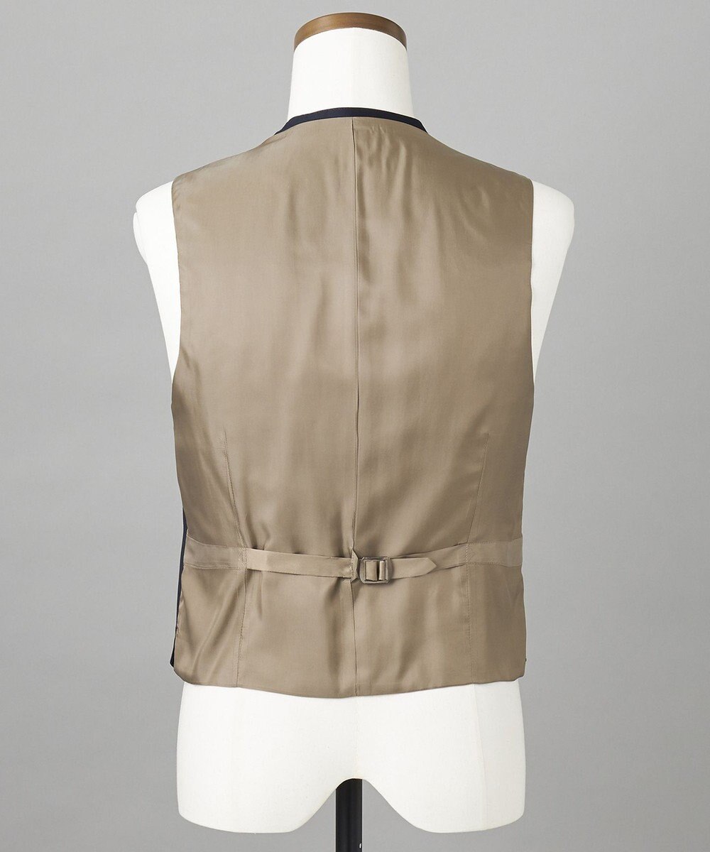 GOTAIRIKU シワになりにくい【御幸毛織/みゆきけおり】Superior160s 3ピーススーツ（ネイビー） 