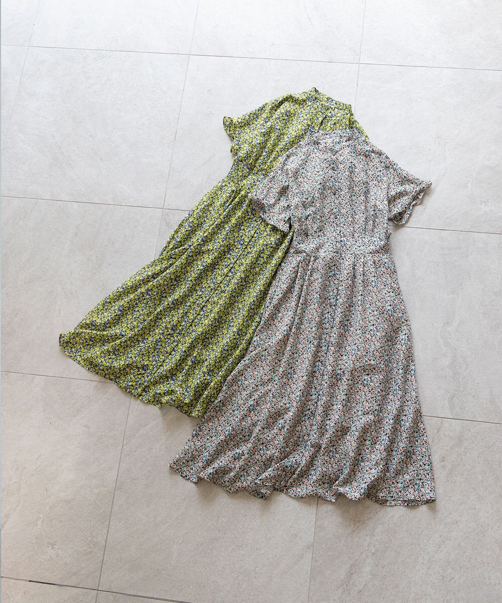 組曲 ミニフラワープリント ワンピース 