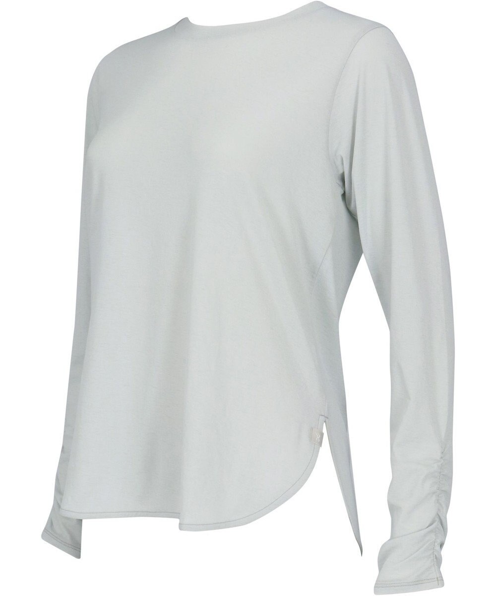 CW-X 【WOMEN】 CW-X ロングＴシャツ 梨地素材 薄手 シアー感 スポーツウェア 長袖 レディース DLY129 /ワコール 