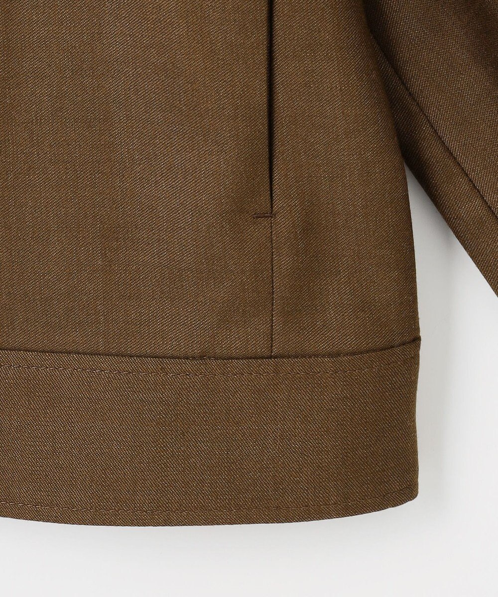 自由区 L 【17号サイズまで展開・SHIHOさん着用】デニムライクツイル ジャケット 