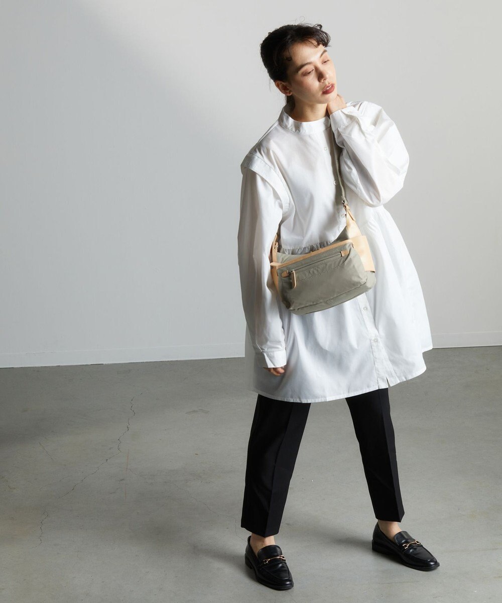 Y'SACCS 【ナイロンタフタ×リサイクルレザー】デイリーポシェット 