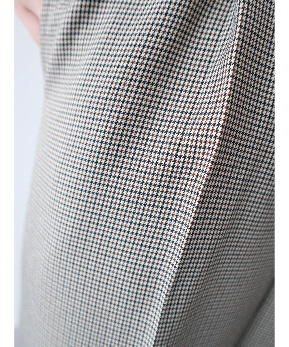 Green Parks きれいシルエットパンツ（ワイドストレート／柄） 