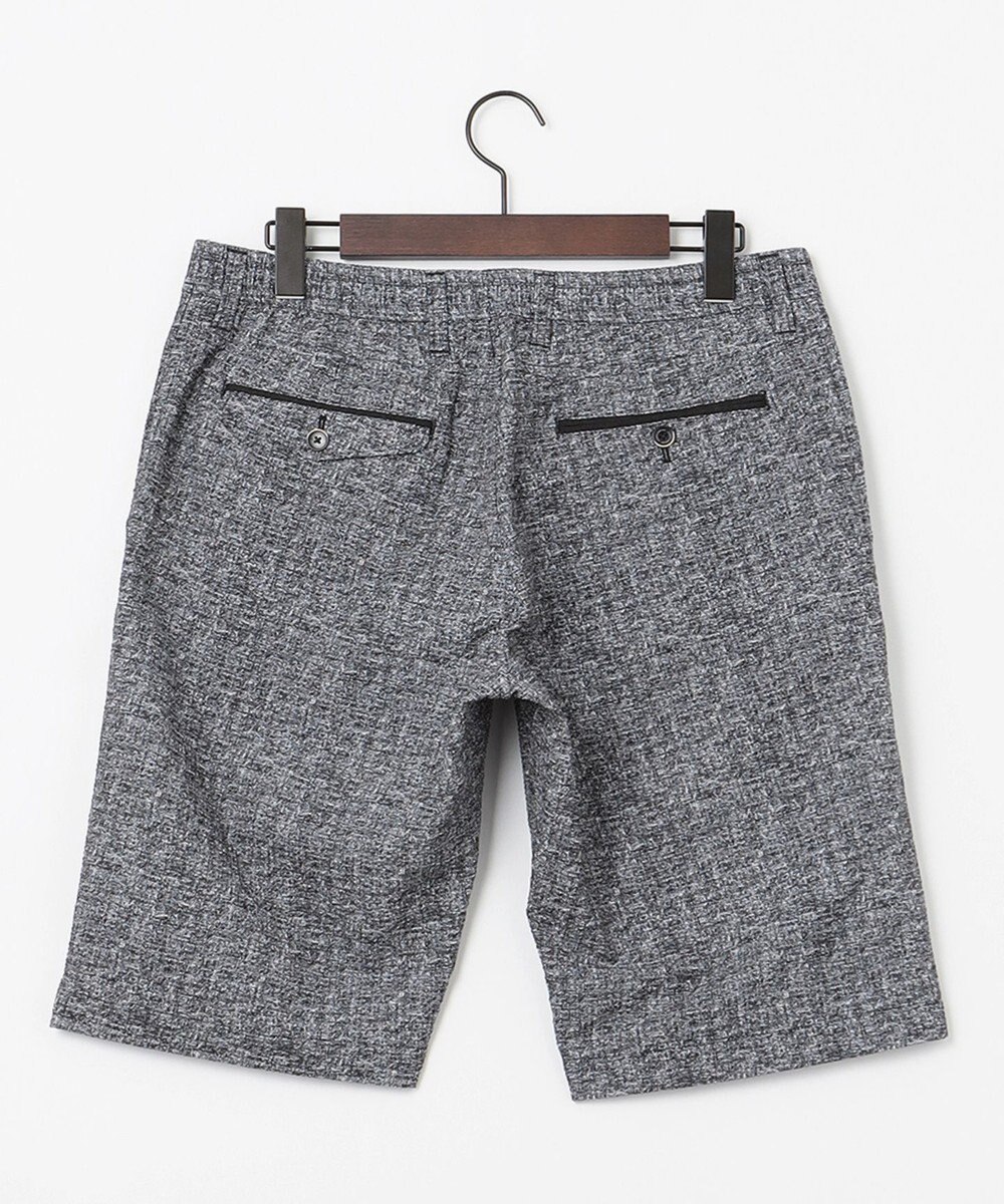 JOSEPH ABBOUD 【イージーケア】ウエストも伸びる！ライトウェーブ ハーフパンツ 