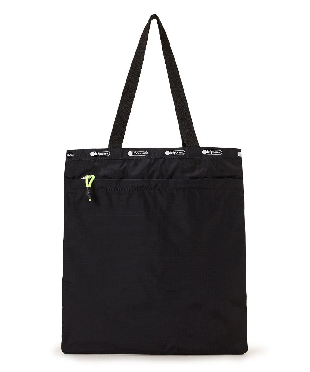 LeSportsac MSGM LG EMERALD TOTE/ロゴトートブラック 