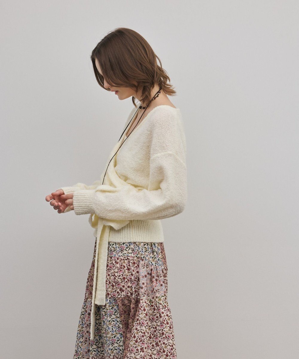 GRACE CONTINENTAL カシュクールニットトップ 