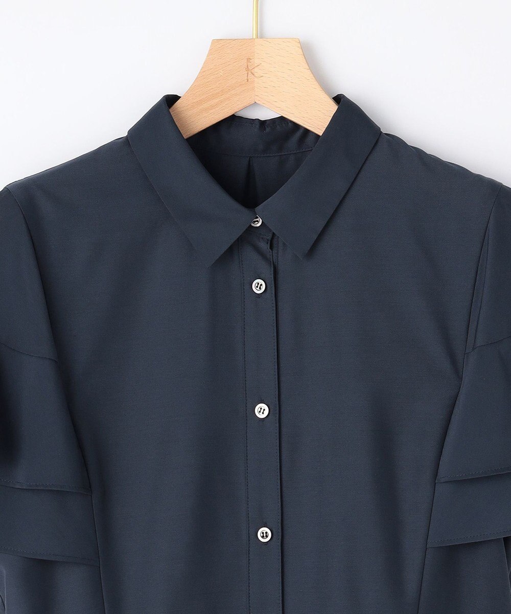 組曲 L 【先行予約】シアーボイル フリル袖ワンピース 