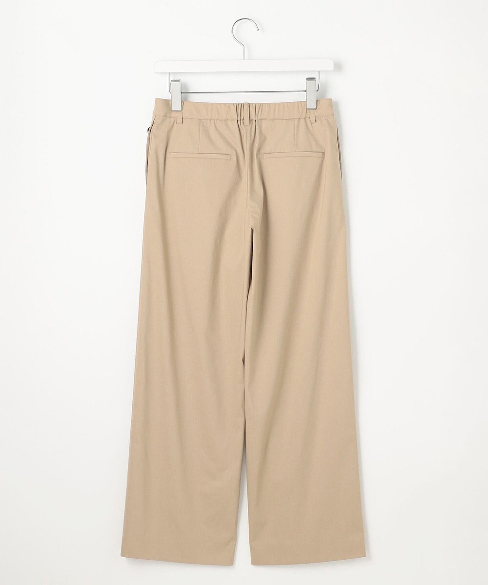 J.PRESS LADIES S 【セットアップ対応・洗える】セルロースリネンストレッチ ワイド パンツ 