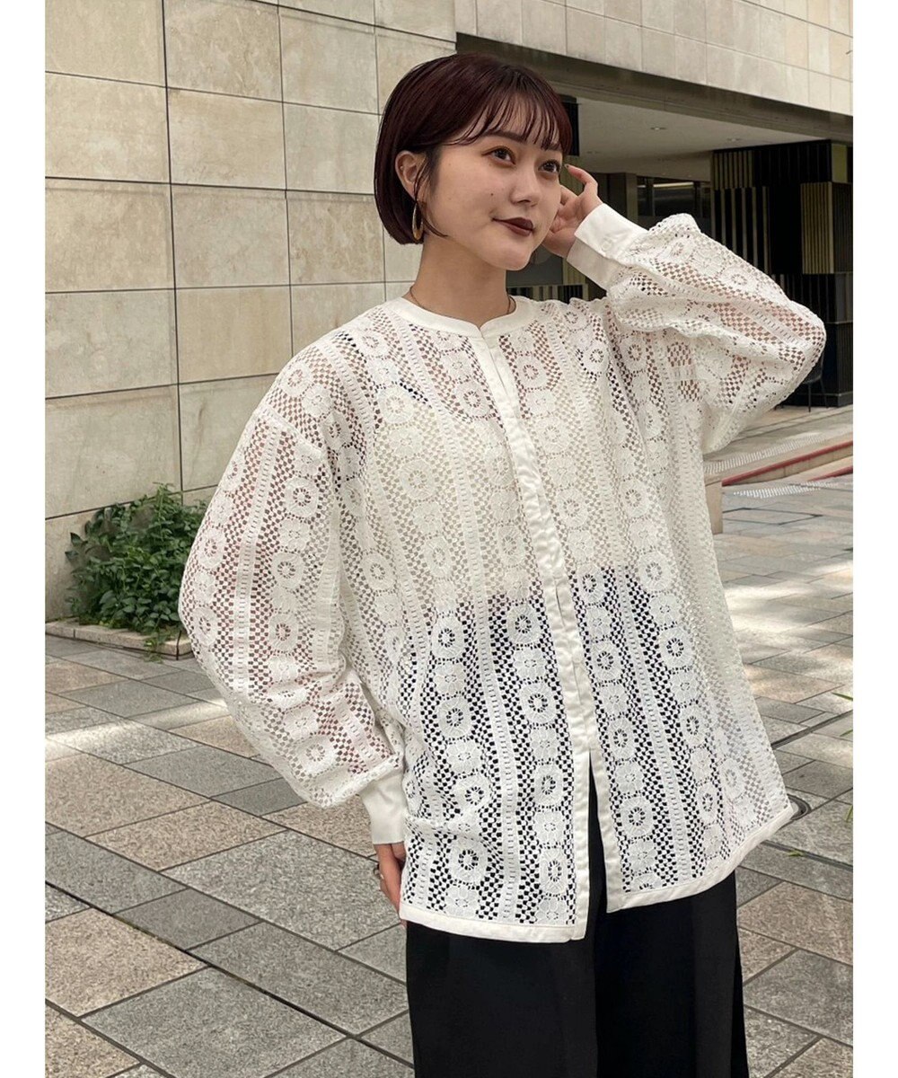 Green Parks レースブラウス 