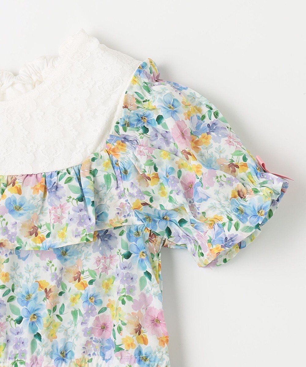 ANY KIDS オンオフショルダー ガーリー ワンピース 