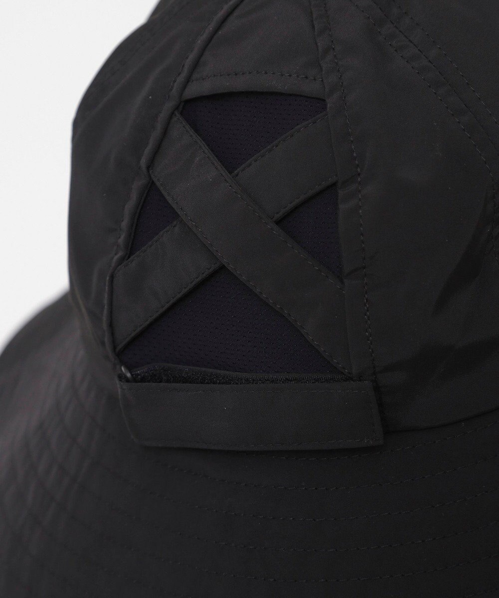 MOONBAT 【遮光100％/UVカット100％】フワクール (Fuwacool)  日差しを完全遮断バッククロスハット　遮光100　UV100 