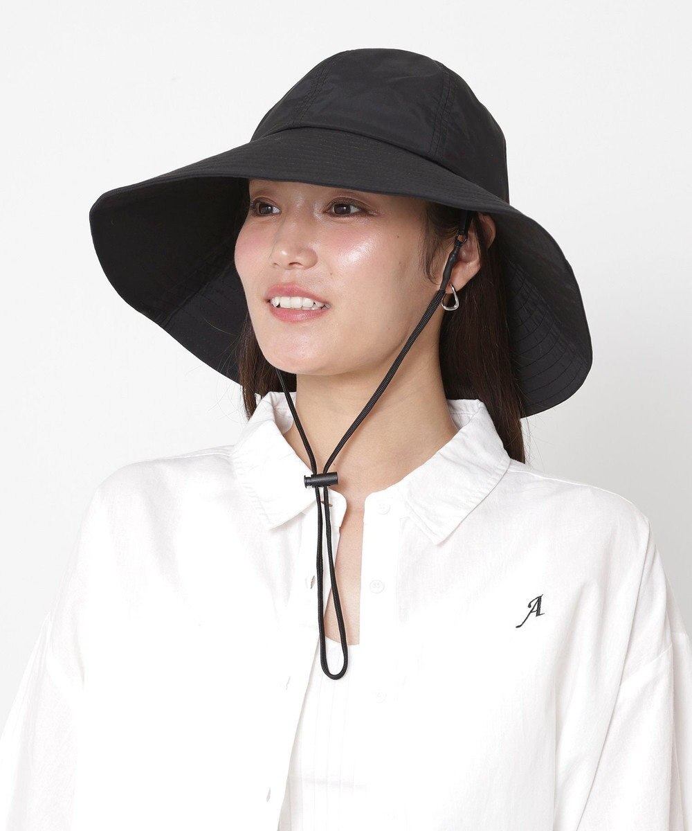 MOONBAT 【遮光100％/UVカット100％】フワクール (Fuwacool)  日差しを完全遮断バッククロスハット　遮光100　UV100 