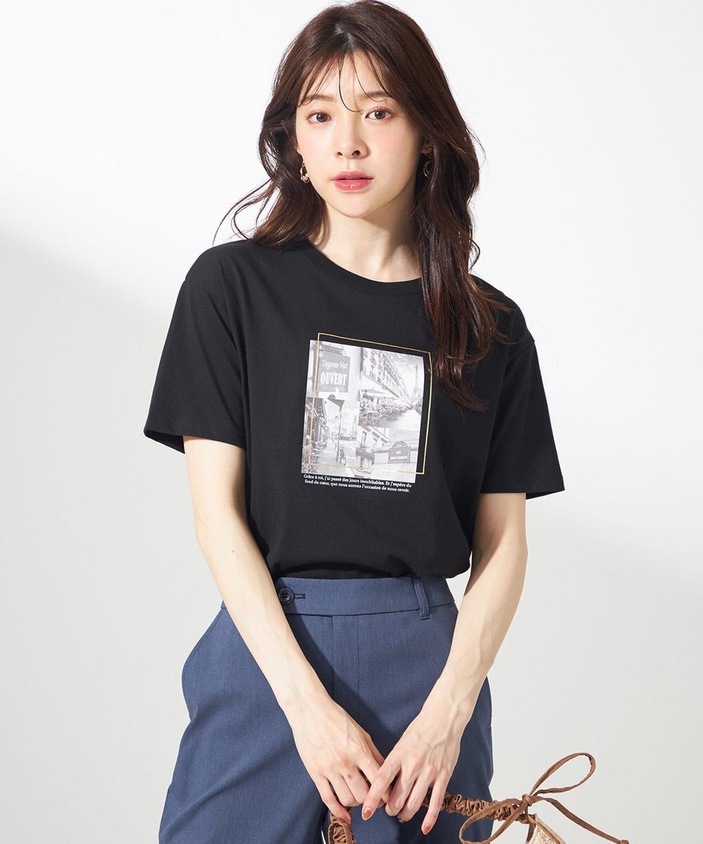 ANY SIS 【洗える】アソートロゴ Tシャツ 