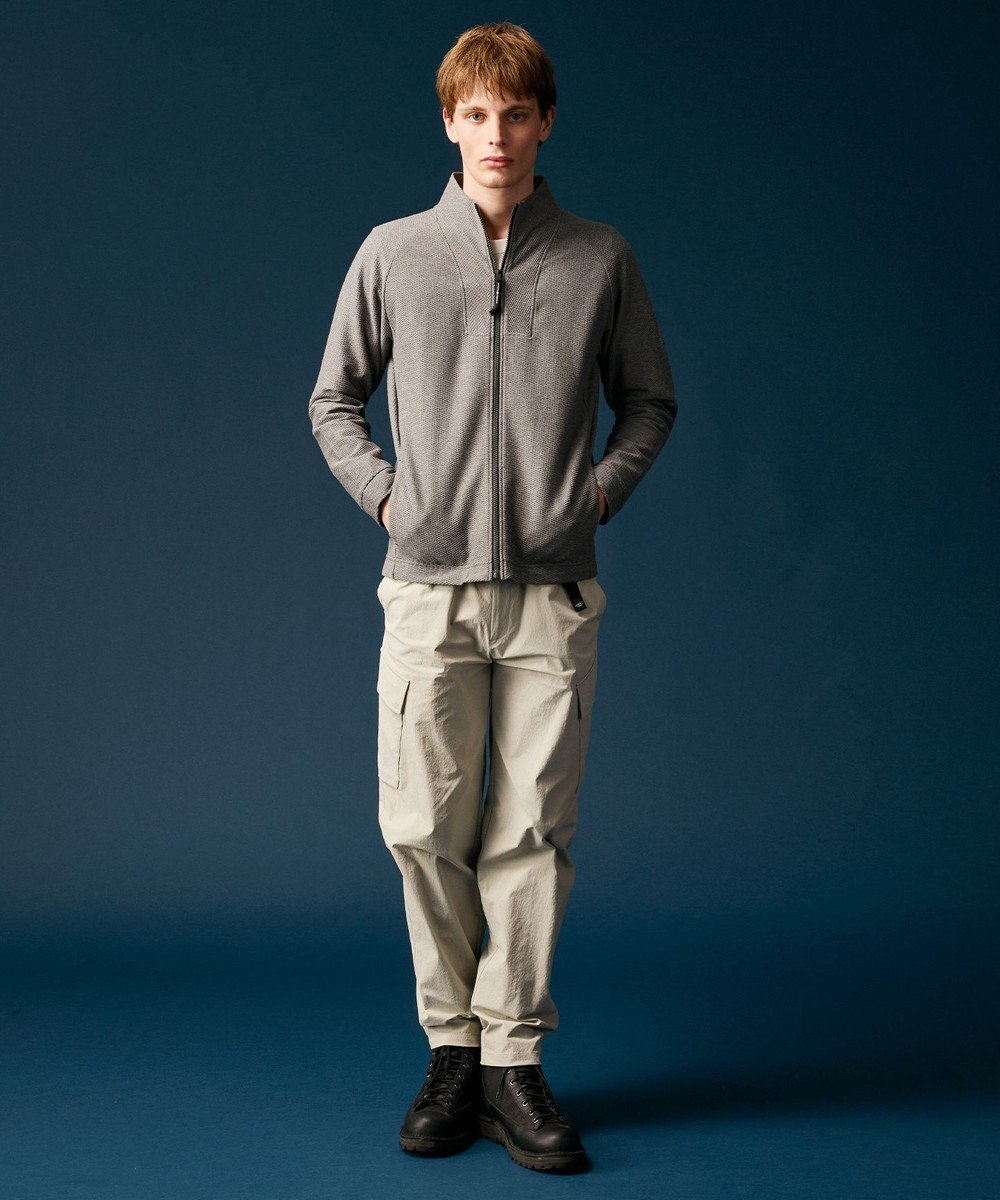 JOSEPH ABBOUD MOUNTAIN 【2wayストレッチ/軽量/ECO撥水】ナイロンリップ2wayストレッチ トレッキングカーゴパンツ 