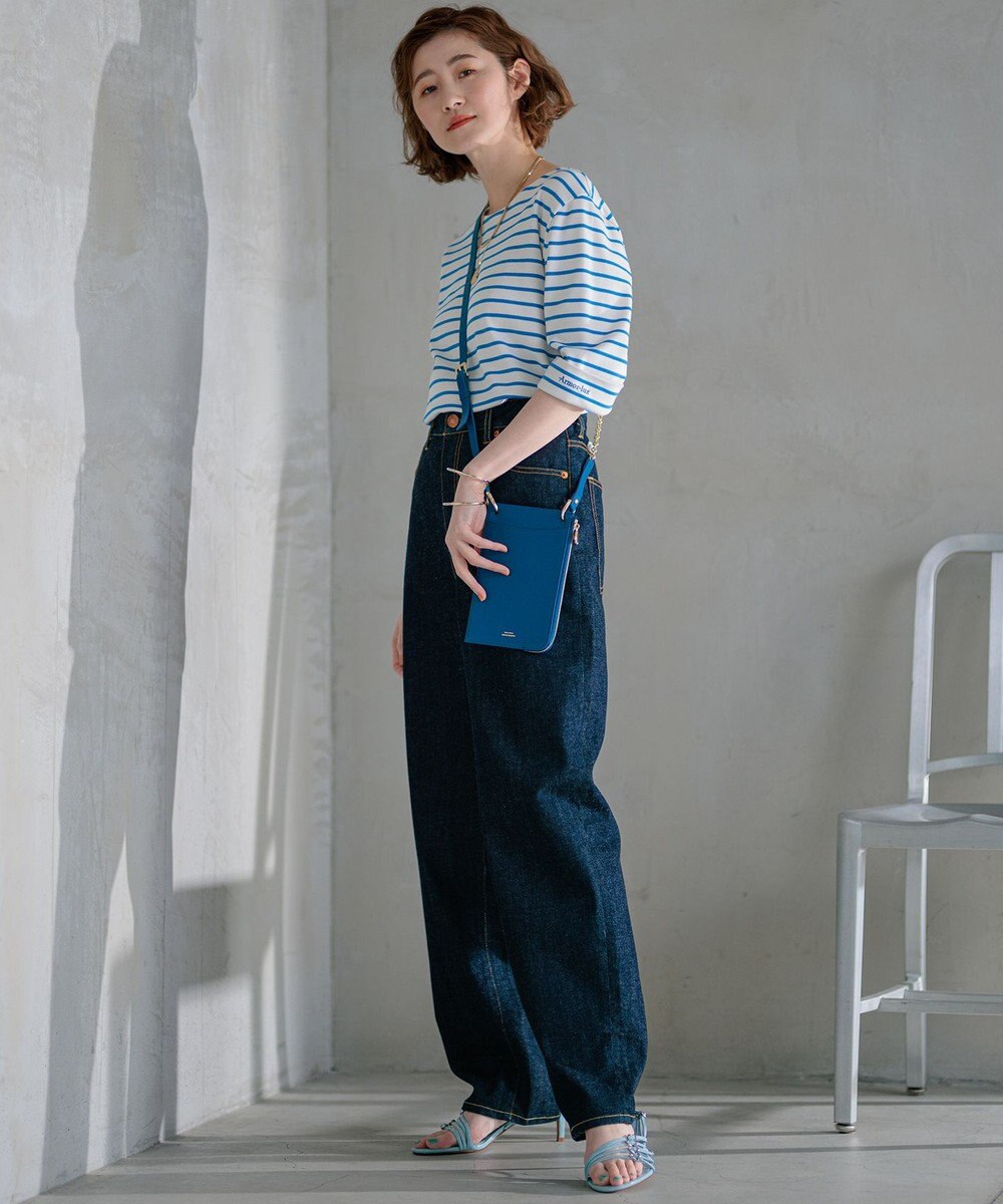 23区 S 【Oggi4月号掲載/一部店舗限定】Armor-lux 5分袖 ボーダー カットソー 