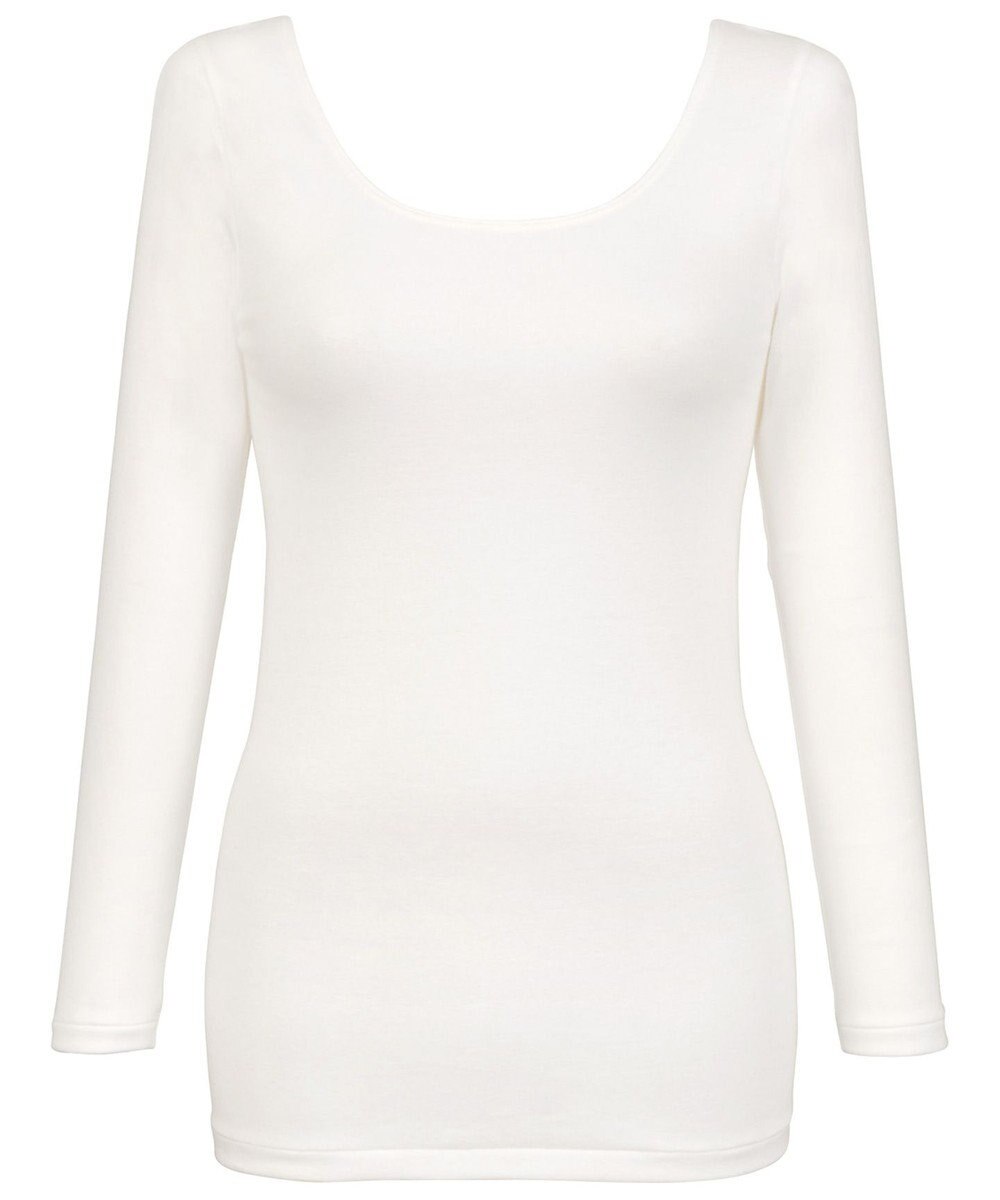 Wing あったかインナー　【綿の贅沢オーガニック】　オーガニックコットン混　やわらかな肌ざわり　８分袖　ウイング／ワコール　EL4830 