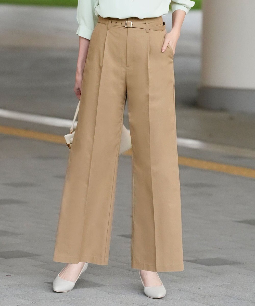 ANY SIS ツイステッドクリアチノワイド パンツ 