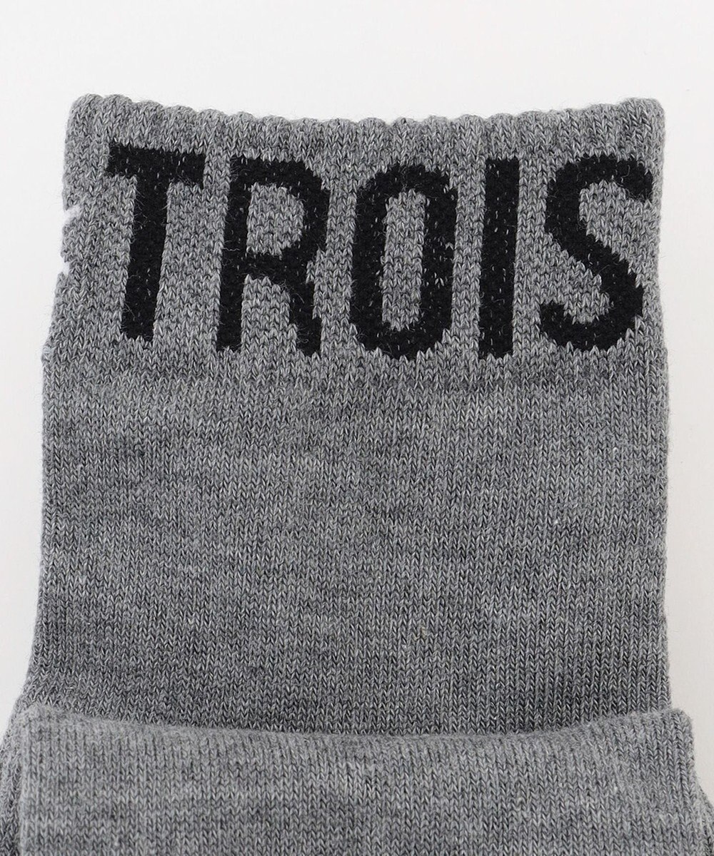 23区GOLF 【MEN】ロゴラインハーフソックス　１５ｃｍ 