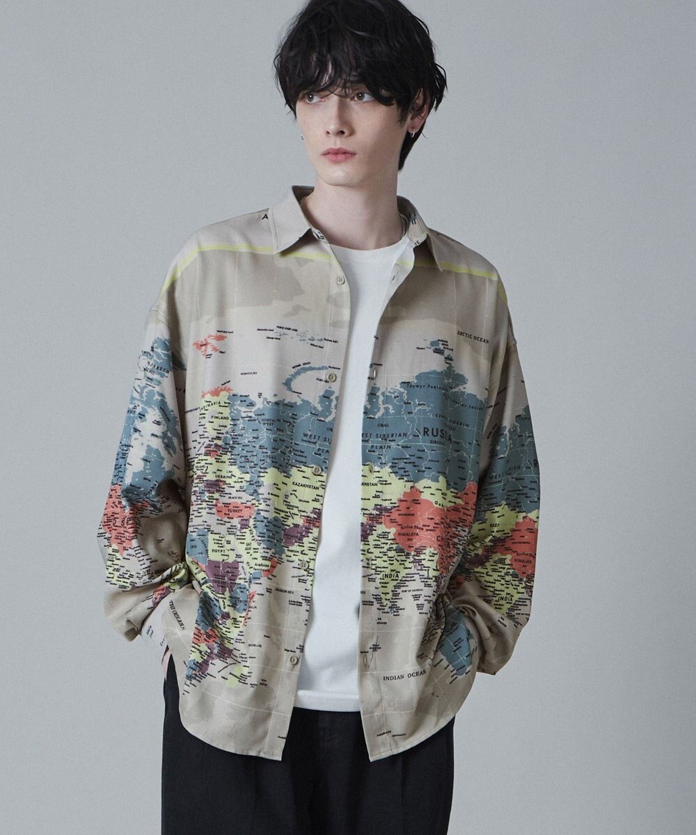 WEGO アムンゼンパターンBIGシャツ 