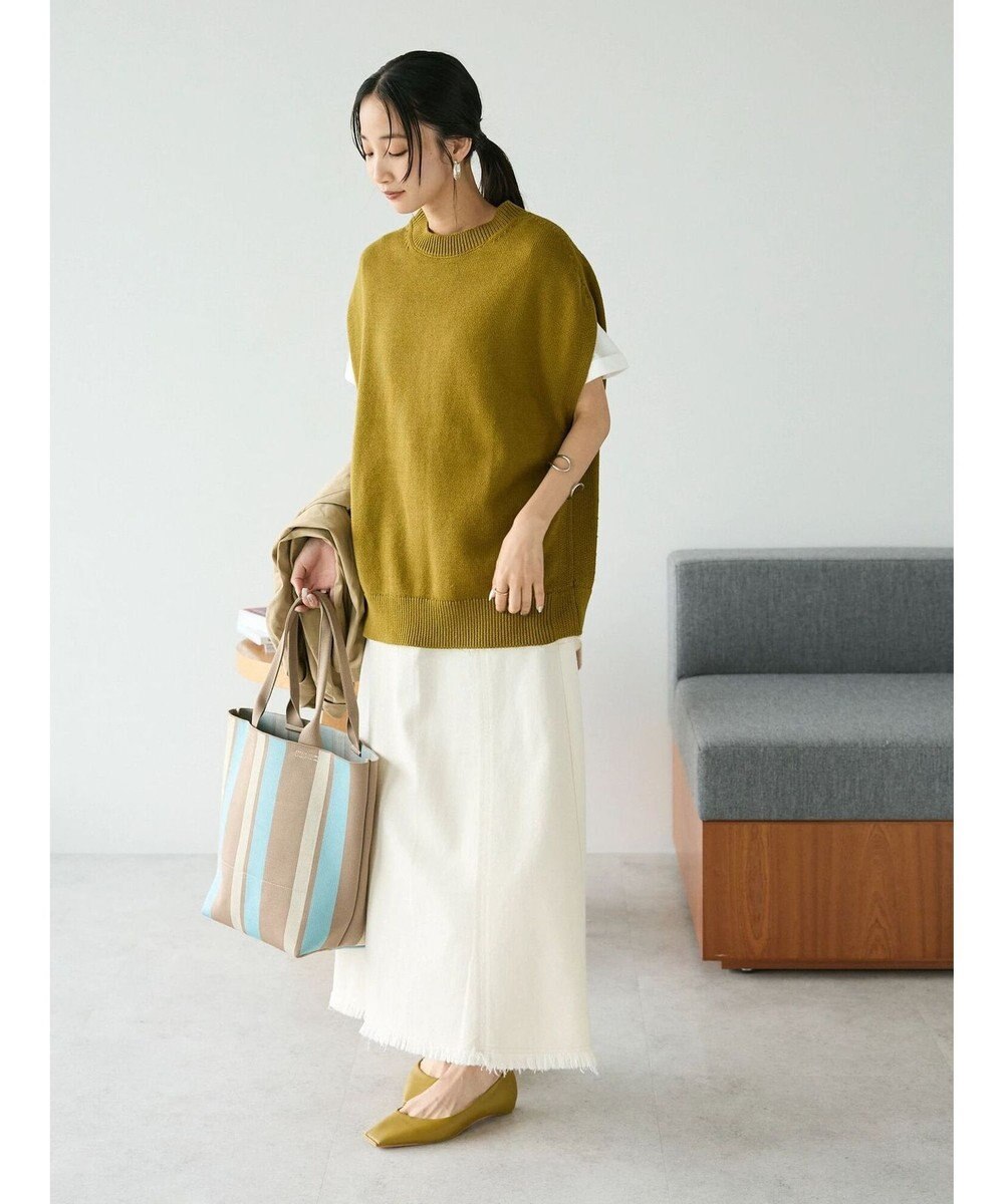 CRAFT STANDARD BOUTIQUE クルーネックニットベスト 