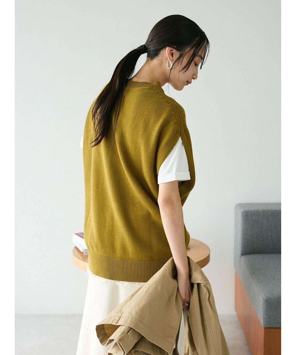 CRAFT STANDARD BOUTIQUE クルーネックニットベスト 