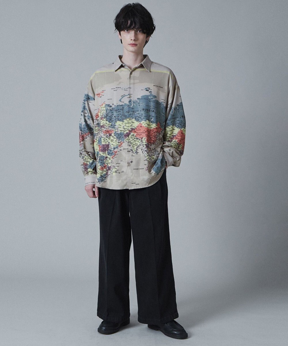 WEGO アムンゼンパターンBIGシャツ 