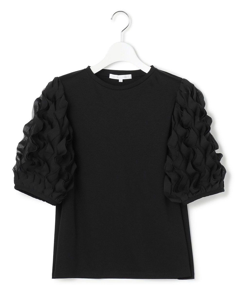 23区 S 【GOLD LABEL】エンブロイダリー コンビ TEE 