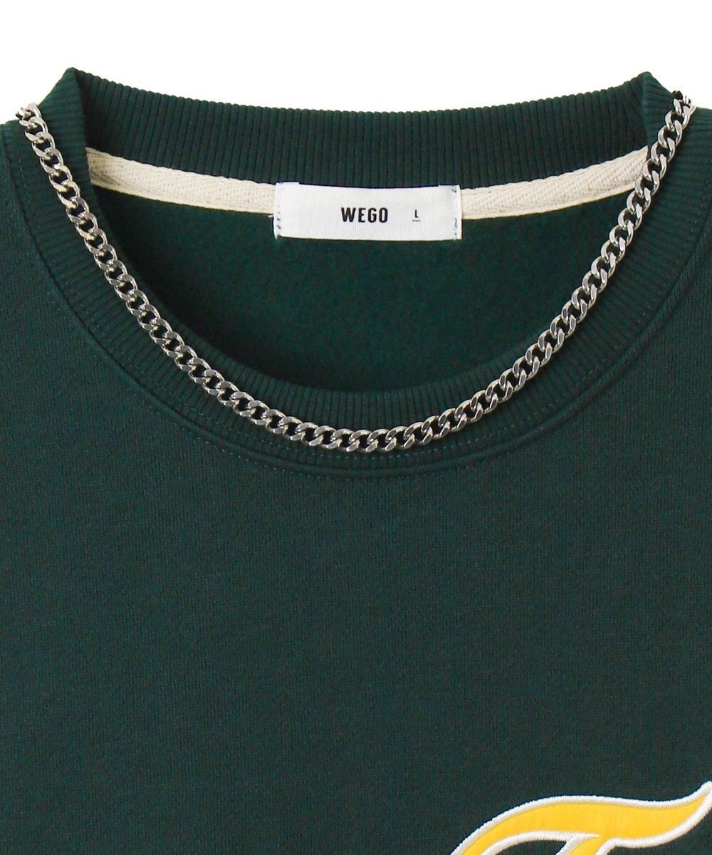 WEGO 【２点SET】アクセ付きグラフィックプルオーバー 