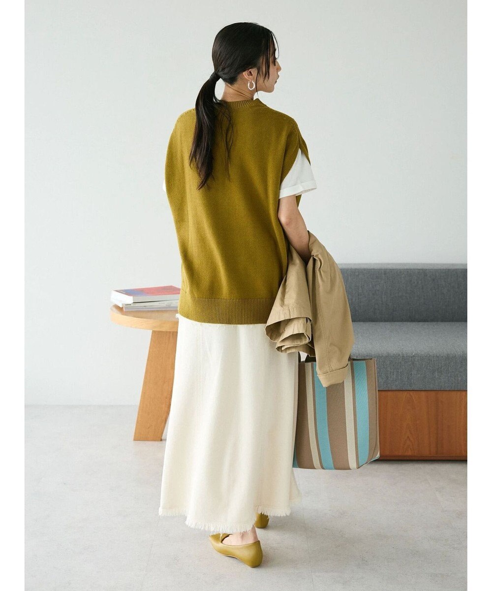 CRAFT STANDARD BOUTIQUE クルーネックニットベスト 