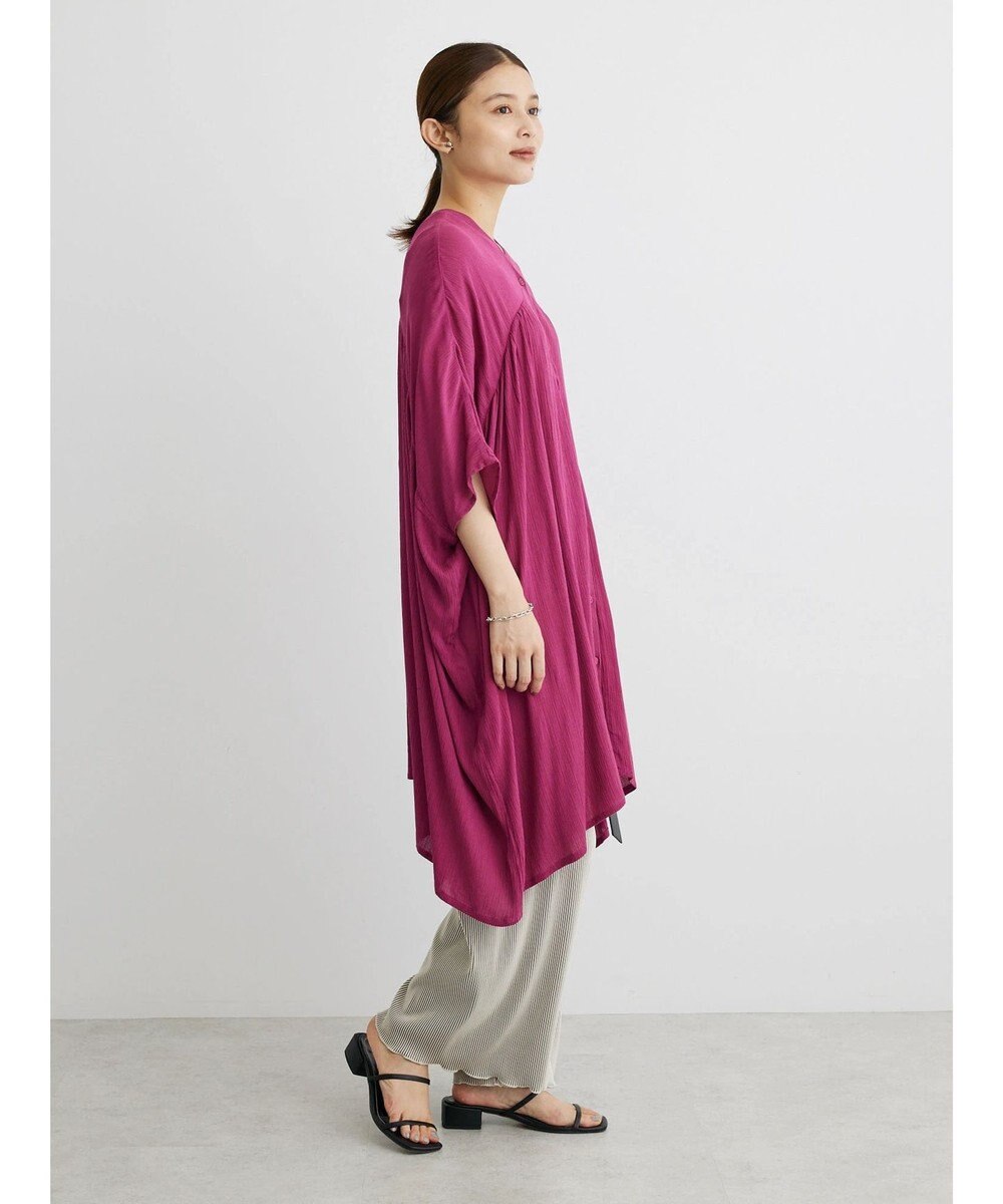 Green Parks プリーツ風カットパンツ 