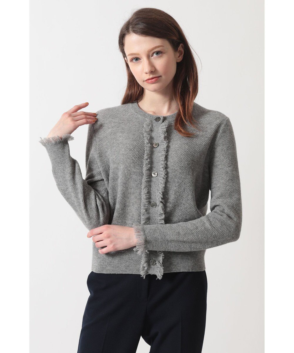 DAKS フリンジデザイン カーディガン 