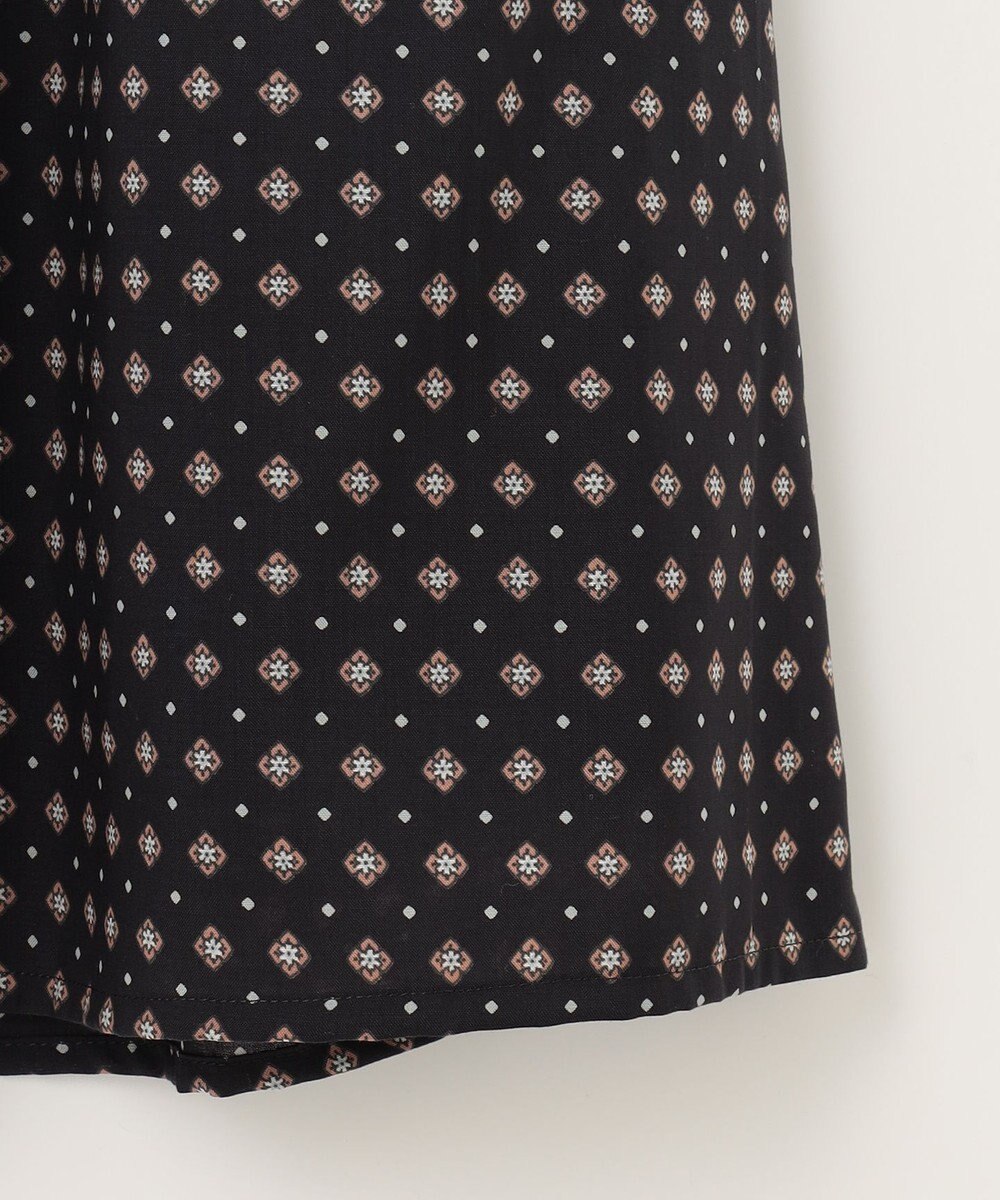 J.PRESS LADIES 【洗える】 ジオメトリック ギャザー スカート 