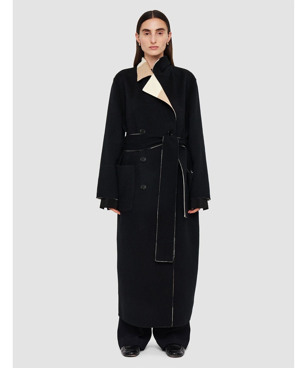 JOSEPH ダブルフェイスリバーシブル-アニメーション　ロングコート 