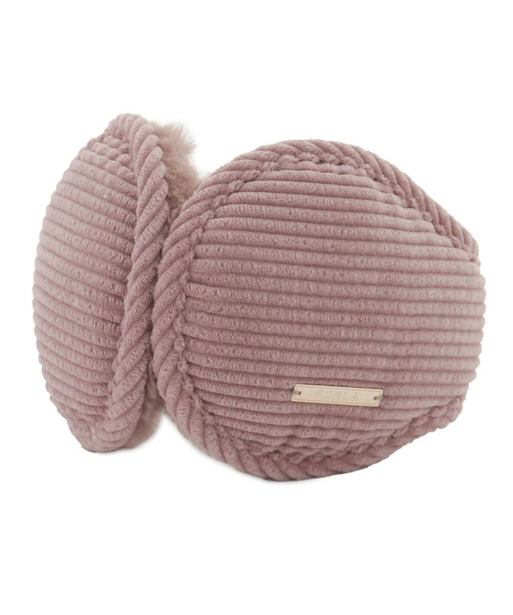 MOONBAT FURLA(フルラ) コーデュロイ×ファー バックアームイヤマフ 