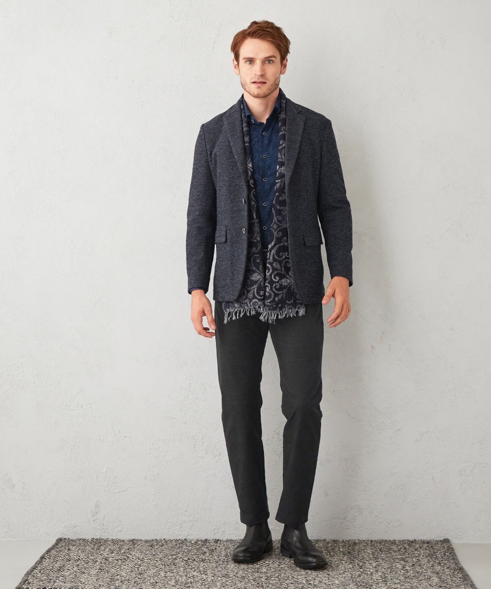 JOSEPH ABBOUD 【裏起毛/ストレッチ】5ポケットオーガニックカルゼ パンツ 